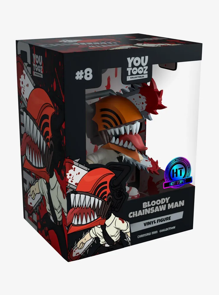 Youtooz Chainsaw Man Bloody Vinyl Figure Hot Topic Exclusive