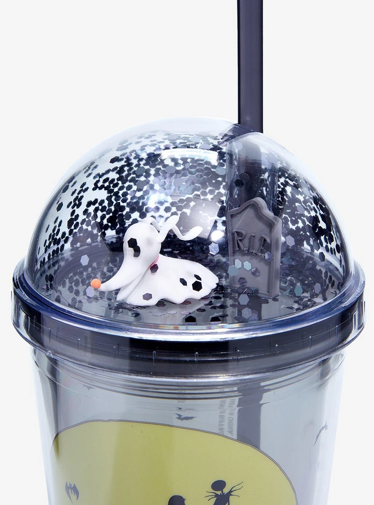 The Nightmare Before Christmas Glitter Dome Acrylic Travel Cup