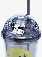 The Nightmare Before Christmas Glitter Dome Acrylic Travel Cup