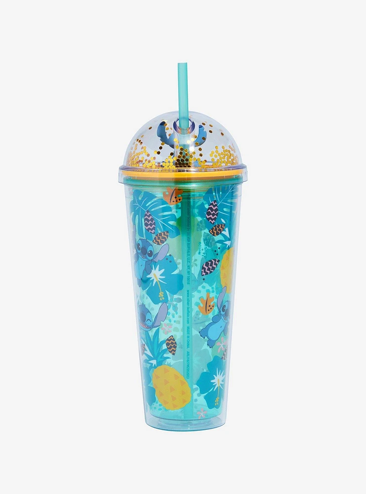 Disney Stitch Tropical Dome Acrylic Travel Cup