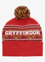 Harry Potter Gryffindor Golden Snitch Pom Beanie