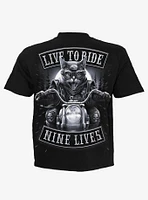 Spiral Nine Lives T-Shirt Black