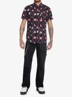 Killer Klowns From Outer Space Woven Button-Up