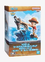 Banpresto One Piece World Collectible Figure Log Stories Monkey D. Luffy and Sea Monster Figure