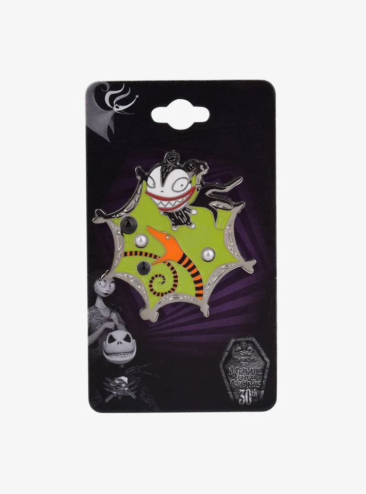Disney The Nightmare Before Christmas Scary Teddy & Snake Pearl Enamel Pin - BoxLunch Exclusive