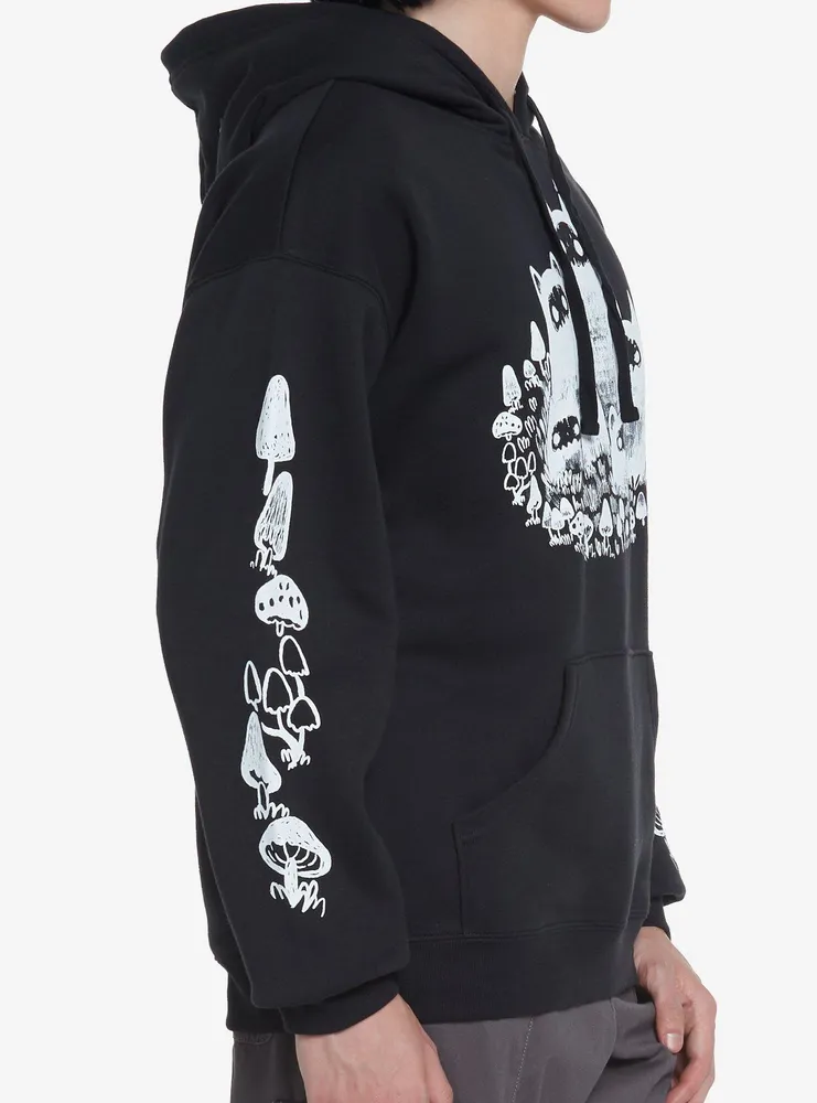 Forest Creatures & Mushrooms Hoodie By Guild Of Calamity