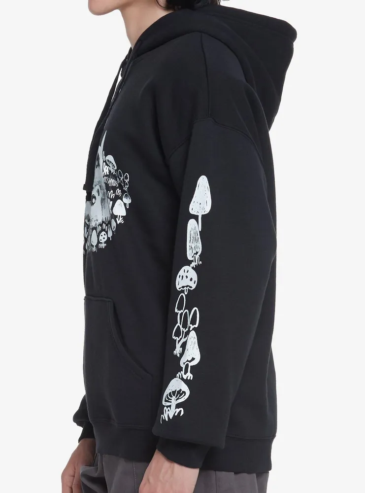 Forest Creatures & Mushrooms Hoodie By Guild Of Calamity