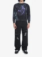 Pokemon Gastly Evolution Tie-Dye Sweatshirt