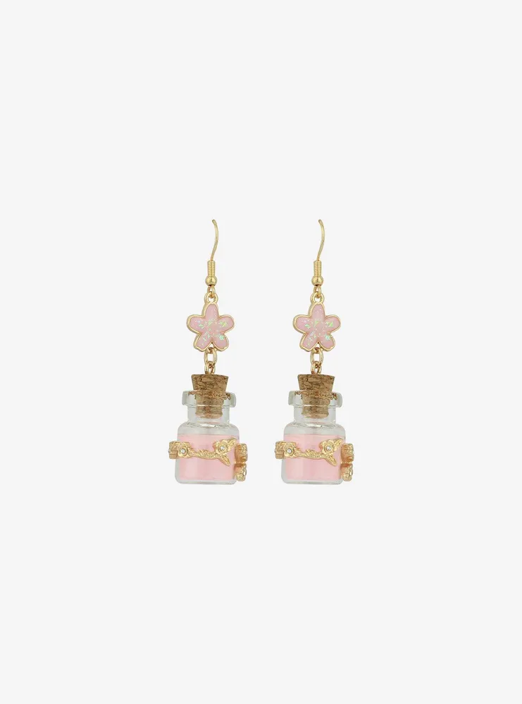 Sweet Society Sakura Flower Jar Drop Earrings