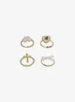 Sweet Society Ballet Heart Ring Set