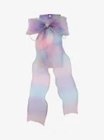 Sweet Society Pastel Ombre Mesh Heart Hair Bow