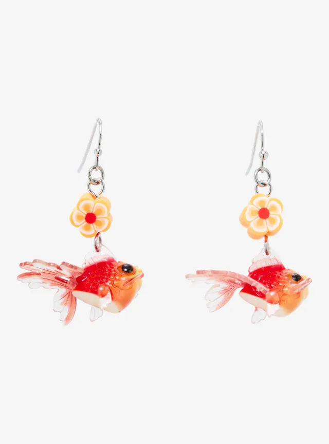 Sweet Society Goldfish Earrings