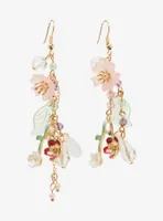 Thorn & Fable Sakura Flower Drop Earrings