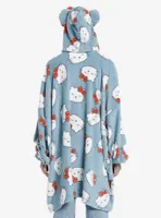 Hello Kitty Fuzzy Girls Oversized Hoodie