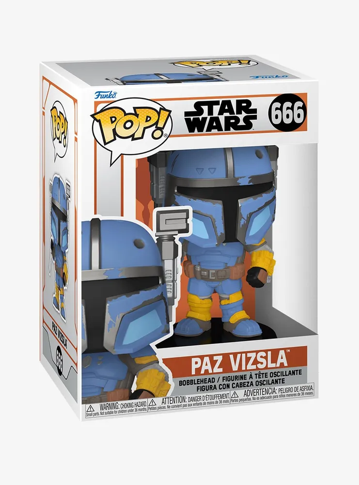 Funko Star Wars The Mandalorian Pop! Paz Vizsla Vinyl Bobble-Head