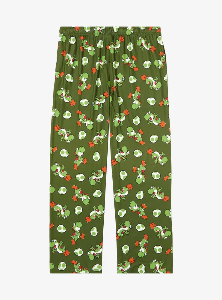 Nintendo Super Mario Bros. Yoshi Allover Print Sleep Pants - BoxLunch Exclusive
