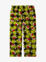 How The Grinch Stole Christmas Plaid Allover Print Women's Plus Sleep Pants - BoxLunch Exclusive