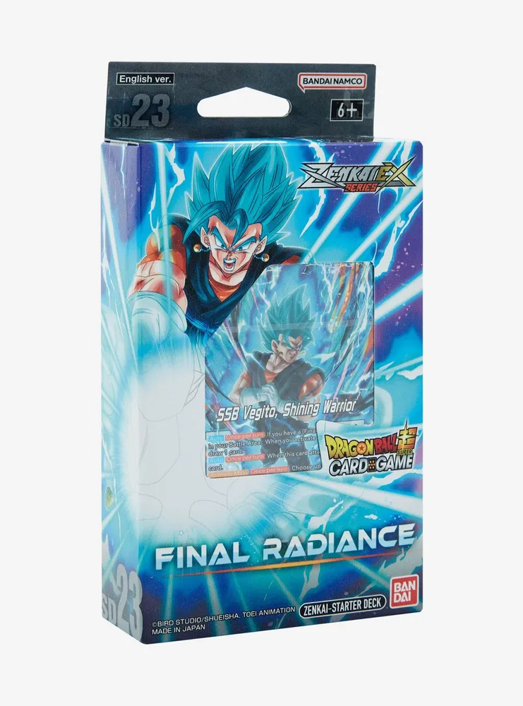 Dragon Ball Z Super Card Game Zenkai Ex Final Radiance Starter Deck 