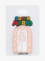 Nintendo Super Mario Bros. Princess Peach Arch Portrait Enamel Pin - BoxLunch Exclusive