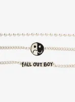Fall Out Boy Logo Icon Bracelet Set