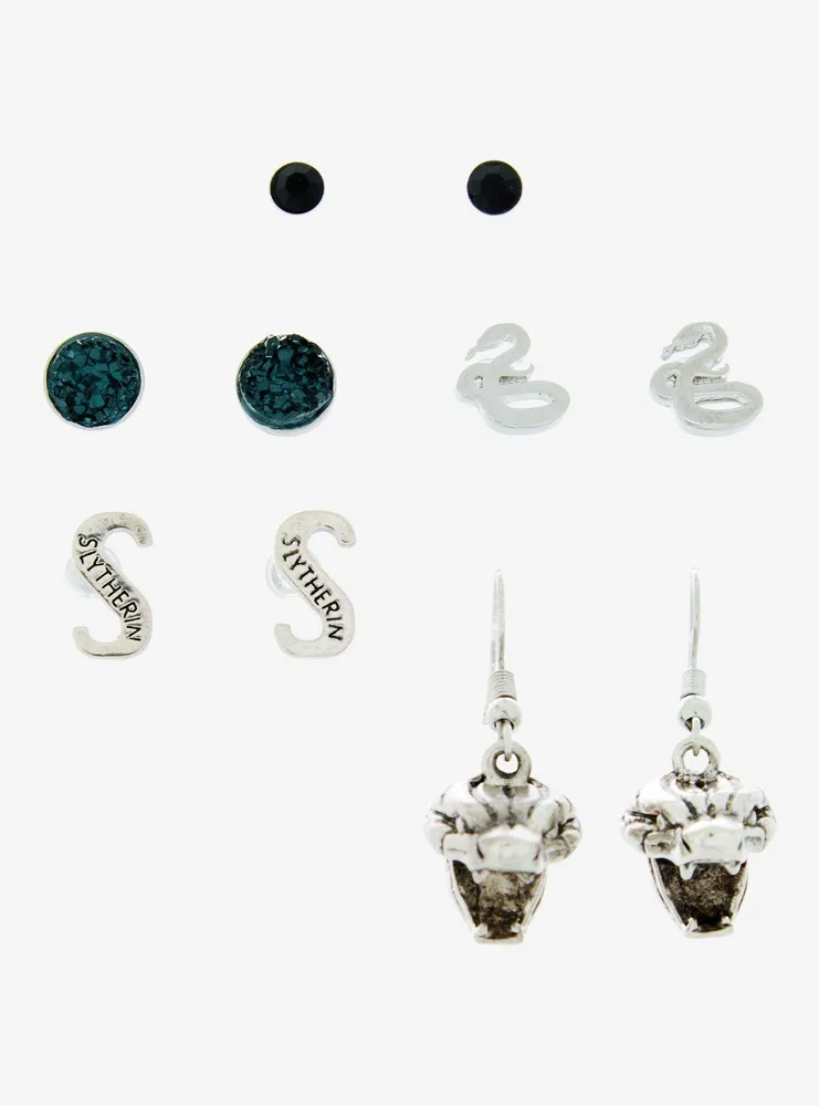Harry Potter Slytherin Earring Set - BoxLunch Exclusive