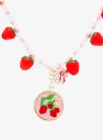 Strawberry Shortcake Embroidered Strawberry Pendant Necklace - BoxLunch Exclusive