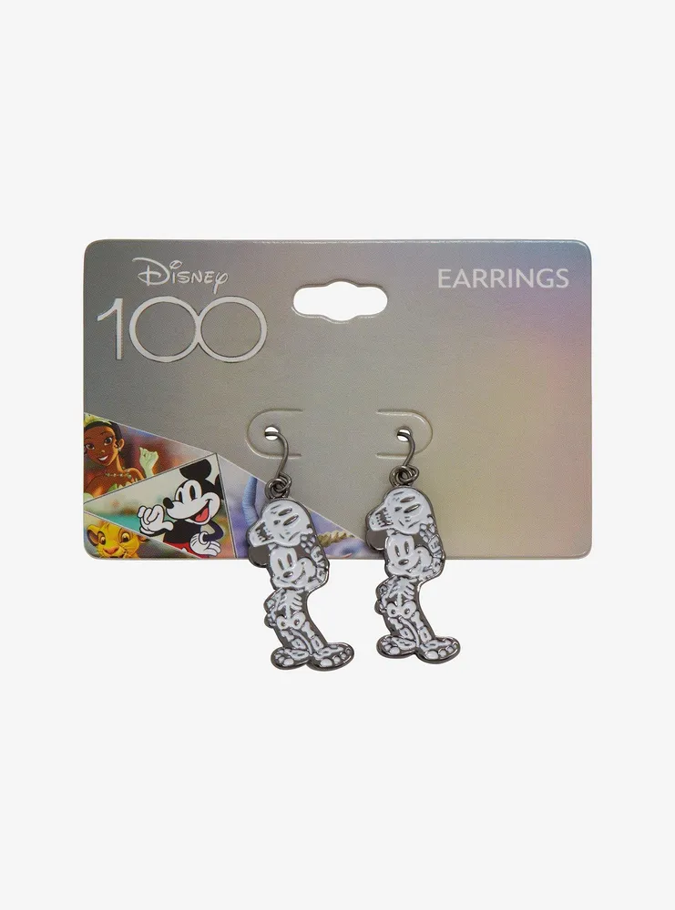 Disney 100 Mickey Mouse Skeleton Costume Earrings - BoxLunch Exclusive