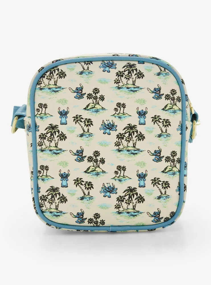 Loungefly Disney Lilo & Stitch Sketch Allover Print Crossbody Bag - BoxLunch Exclusive