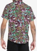 Screaming Skulls Woven Button-Up