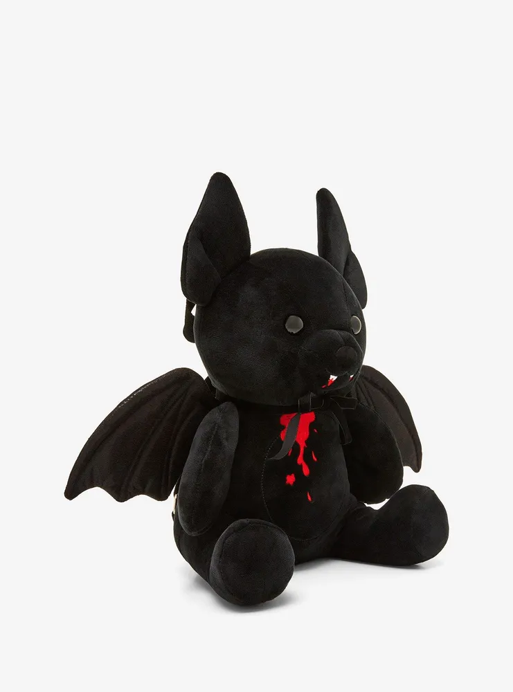 Bat Bear Plush Backpack