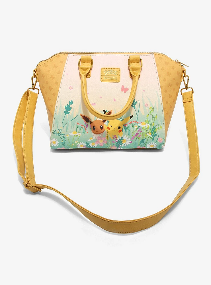 Loungefly Pokemon Eevee & Pikachu Satchel Bag