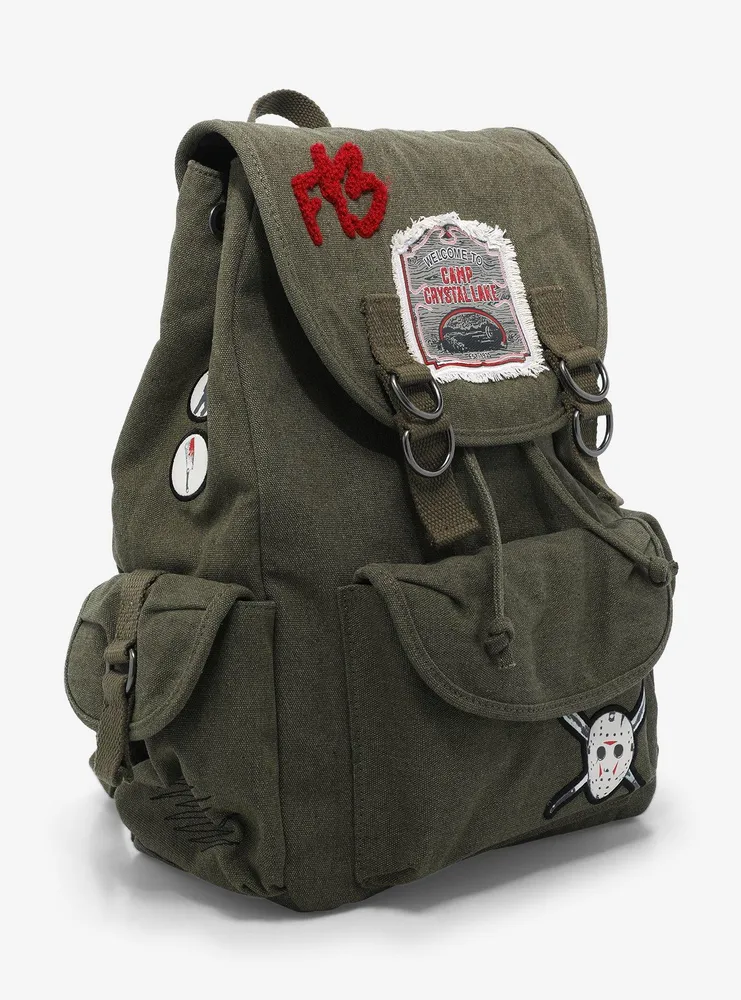 Friday The 13th Patch Slouch Backpack