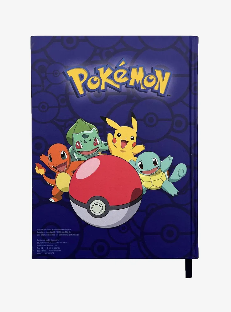 Pokémon Starters Hardcover Journal