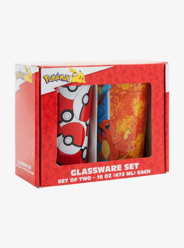 Pokemon Group Shot Pokeball Boxed 16oz Pint Glass 