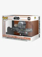 Funko Pop! Star Wars The Mandalorian The Mandalorian in N-1 Starfighter (With R5-D4) Vinyl Bobble-Head