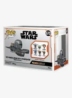 Funko Pop! Star Wars The Mandalorian The Mandalorian in N-1 Starfighter (With R5-D4) Vinyl Bobble-Head