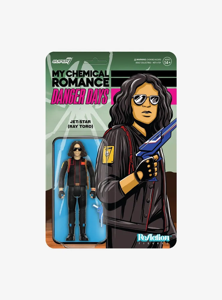 Super7 ReAction My Chemical Romance: Danger Days Jet-Star (Ray Toro) Figure