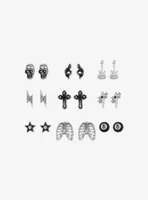 Social Collision® Grunge Icons Earring Set
