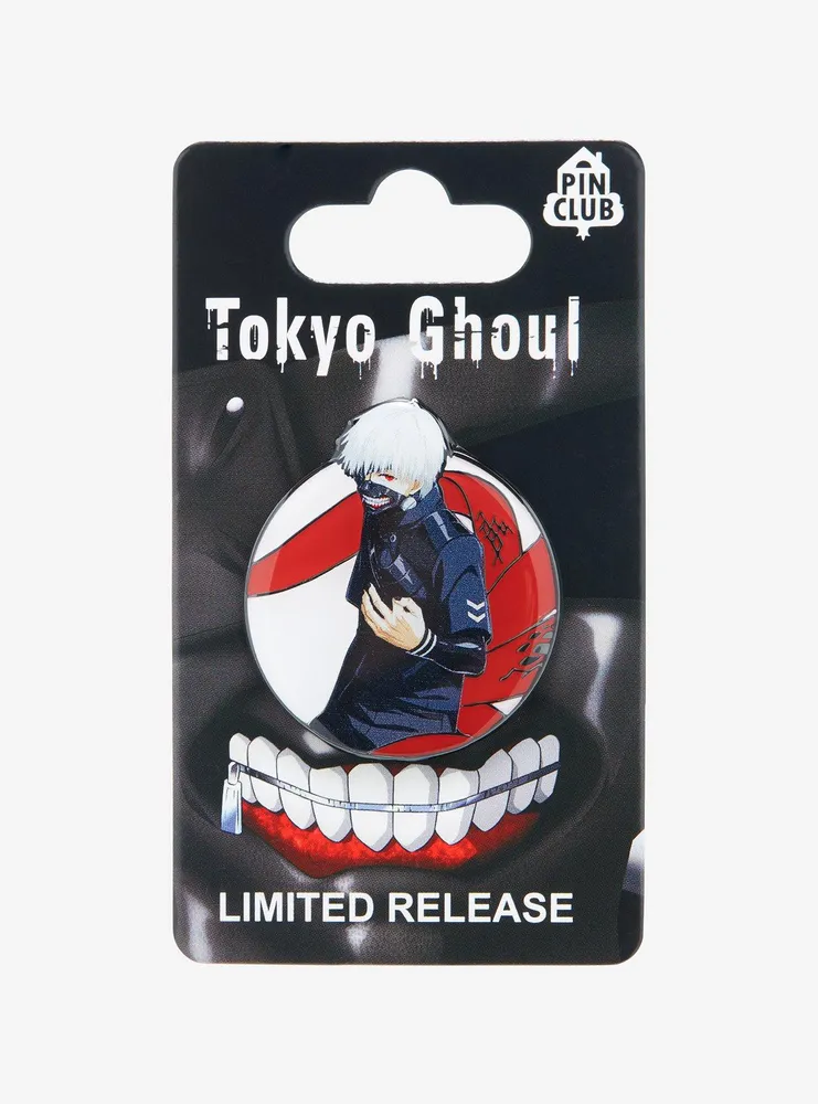 Tokyo Ghoul Ken Kaneki Circular Enamel Pin - BoxLunch Exclusive