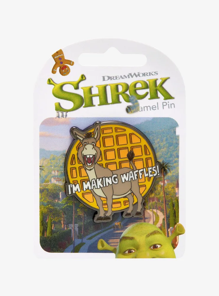 Shrek Donkey I'm Making Waffles Enamel Pin - BoxLunch Exclusive