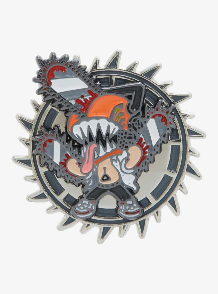 Chainsaw Man Chainsaw Devil Spinning Enamel Pin - BoxLunch Exclusive