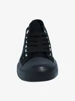 Celestial Moon Phase Lace-Up Sneakers