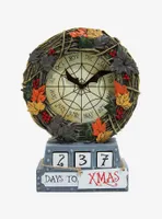 The Nightmare Before Christmas Foliage Countdown Table Clock