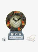 The Nightmare Before Christmas Foliage Countdown Table Clock