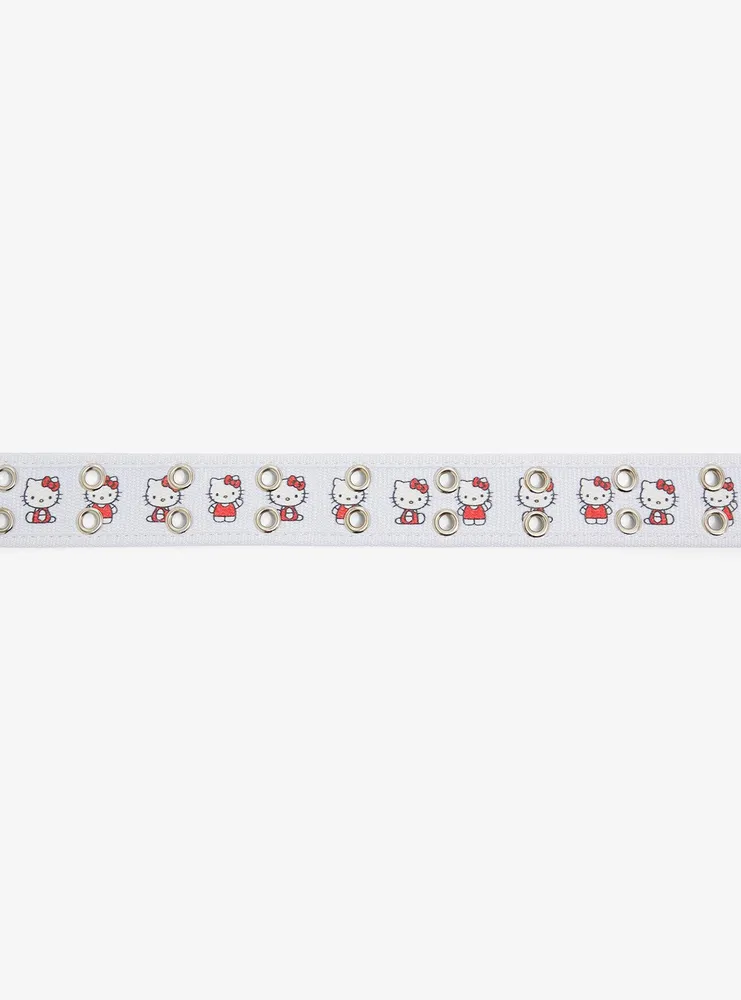Hello Kitty Two Row Grommet Belt