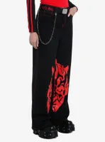 Her Universe Star Wars Darth Maul Wide Leg Denim Pants