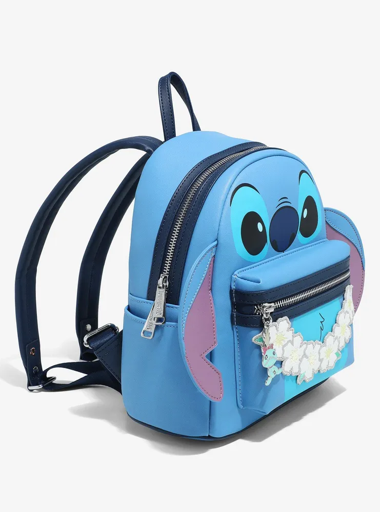 Loungefly Disney Lilo & Stitch Figural Stitch with Lei Mini Backpack - BoxLunch Exclusive