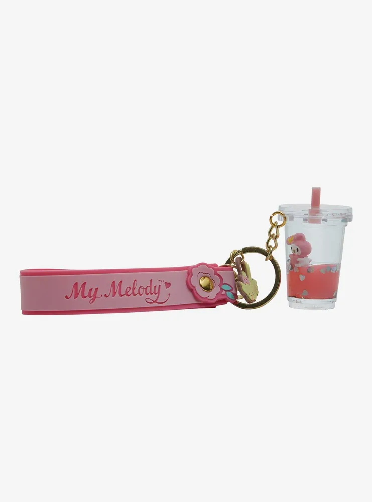 My Melody Boba Liquid Wrist Key Chain