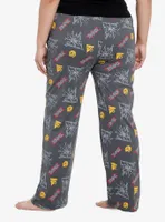 Yu-Gi-Oh! Yugi Millennium Pieces Girls Pajama Pants Plus