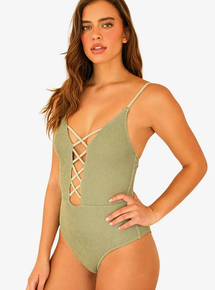 Dippin' Daisy's Bliss Swim One Piece Retreat Olive